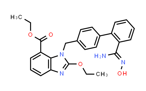 (Z)-Ethyl-2-ethoxy-3-((2'-(N'-hydroxycarbaMiMidoyl) biphenyl-4-yl) Methyl)-3H-benzo[d] iMidazole-4-carboxylate