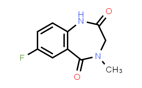 7-Fluoro-3,4-dihydro-4-methyl-1H-1,4-benzodiazepine-2,5-dione