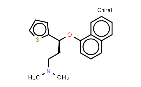 S-(+)-N,N-Dimethyl-3-(1-naphthoxy)-3-(2-thienyl)-1-propylamine oxalate