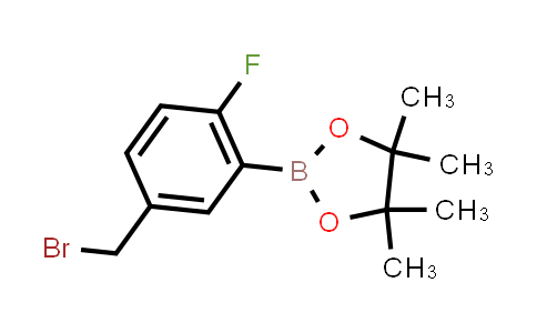 2-(5-(Bromomethyl)-2-fluorophenyl)-4,4,5,5-tetramethyl-1,3,2-dioxaborolane