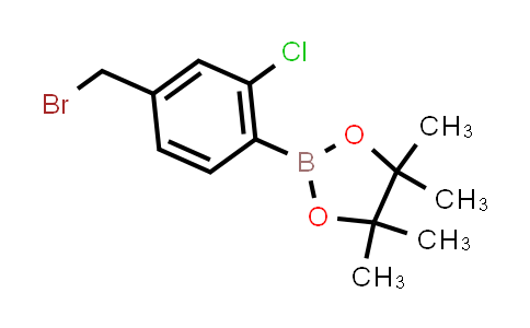 2-(4-(Bromomethyl)-2-chlorophenyl)-4,4,5,5-tetramethyl-1,3,2-dioxaborolane