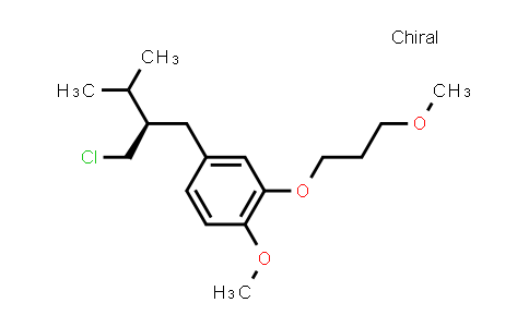 Benzene, 4-[(2R)-2-(chloromethyl)-3-methylbutyl]-1-methoxy-2-(3-methoxypropoxy)-