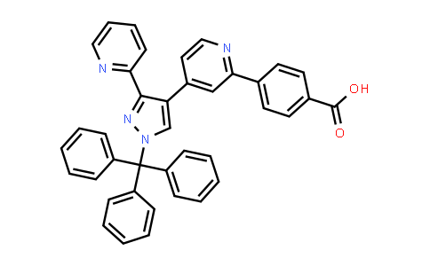 4-(4-(3-(pyridin-2-yl)-1-trityl-1H-pyrazol-4-yl)pyridin-2-yl)benzoic acid