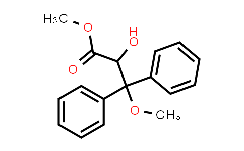 2-hydroxy-3-methoxy-3,3-diphenylpropanoic acid methyl ester