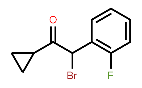 2-Bromo-2-(2-fluorophenyl)-1-cyclopropylethanone
