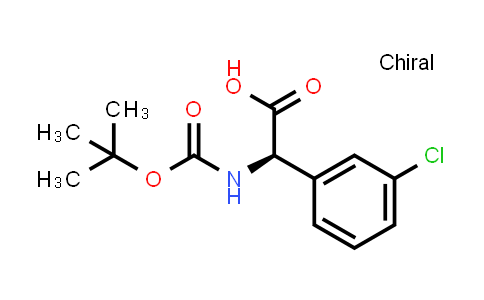 N-Boc-(R)-2-amino-2-(3-chlorophenyl)acetic acid