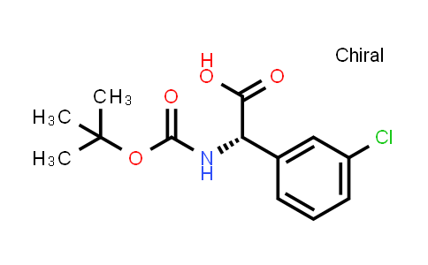 N-Boc-(S)-2-amino-2-(3-chlorophenyl)acetic acid