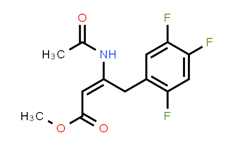 Methyl 3-acetamido-4-(2,4,5-trifluorophenyl)but-2-enoate