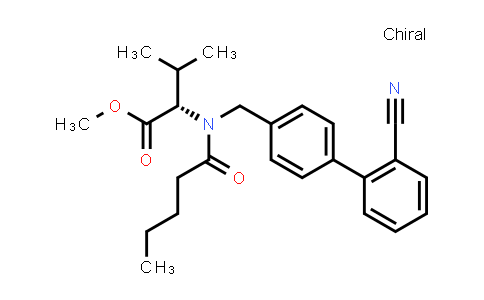 Methyl N-valeryl-N-[(2'-cyanobiphenyl-4-yl)methyl]-L-valinate