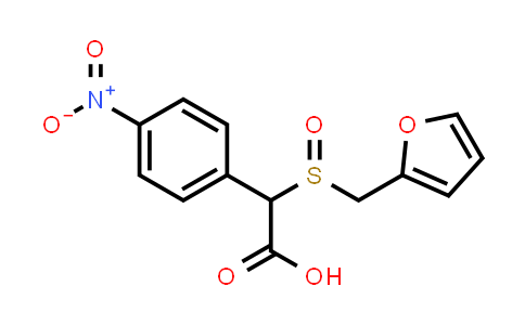 4-Nitrophenyl 2-(furfurylsulfinyl)acetic acid