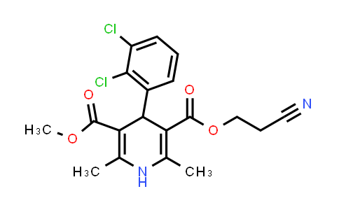 4-(2,3-Dichloro-phenyl)-2,6-dimethyl-1,4-dihydro-pyridine-3,5-dicarboxylic acid 3-(2-cyano-ethyl) ester 5-methyl ester