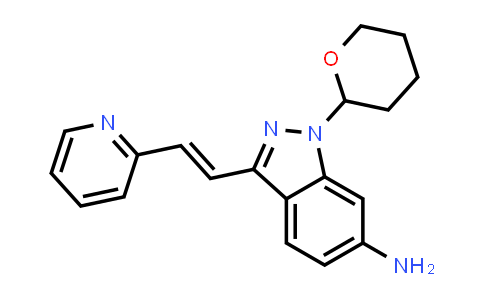 (E)-3-[2-(Pyridin-2-yl)ethenyl]-1-(tetrahydro-2H-pyran-2-yl)-1H-indazol-6-amine