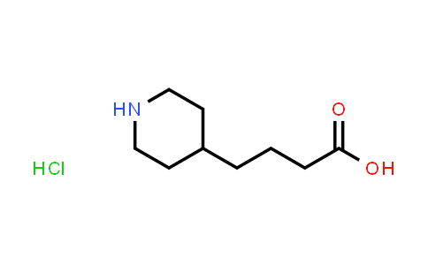 4-Piperidinebutanoic acid, hydrochloride