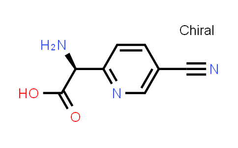 (S)-amino(5-cyanopyridin-2-yl)acetic acid