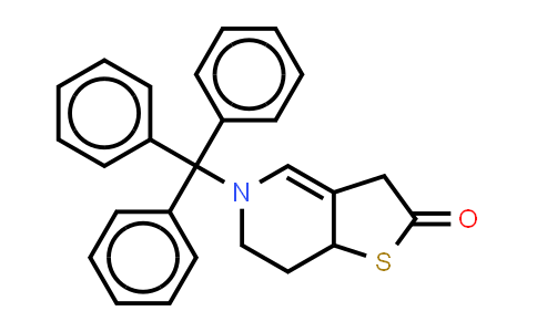 Thieno[3,2-c]pyridin-2(4H)-one,5,6,7,7a-tetrahydro-5-(triphenylmethyl)-