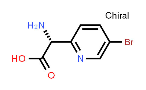 (R)-2-amino-2-(5-bromopyridin-2-yl)acetic acid