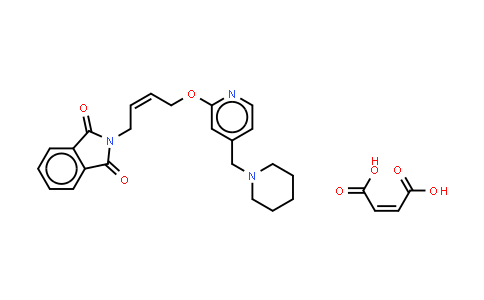 N-[顺-4-[4-(N-哌啶甲基)吡啶-2-氧]-2-丁烯-1-基]邻苯二甲酰亚胺 顺丁烯二酸盐
