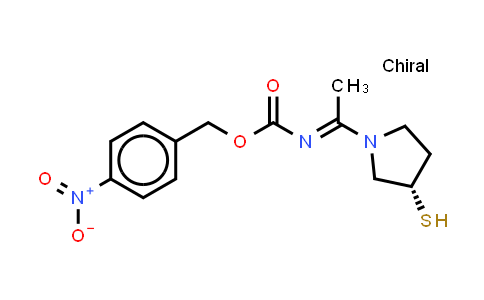 (s)-p1-(3-mercapto-1-pyrrolidinyl)ethylidene]-(4-nitrophenyl)methyl ester, carbamic acid