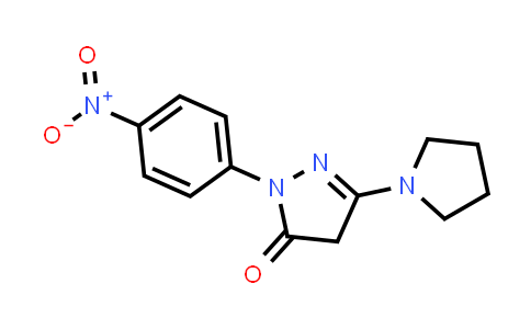 1-(4-Nitrophenyl)-3-pyrrolidino-2-pyrazolin-5-one