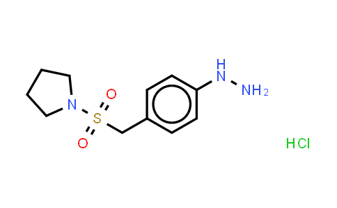 4-(1-Pyrrolidinylsulforylmenthyl)phenylhydrazine hydrochloride
