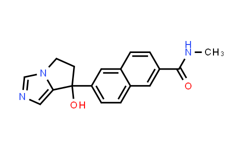6-[7-Hydroxy-6,7-dihydro-5H-pyrrolo[1,2-c]imidazol-7-yl]-N-methyl-2-naphthalenecarboxamide