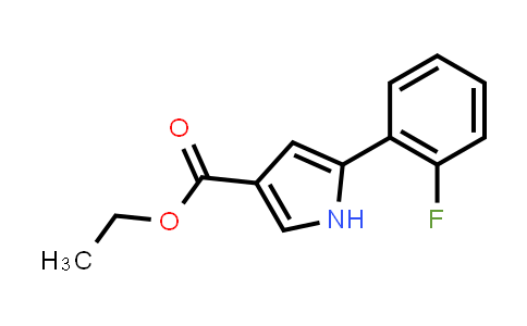 5-(2-Fluorophenyl)-1H-pyrrole-3-carboxylic acid ethyl ester