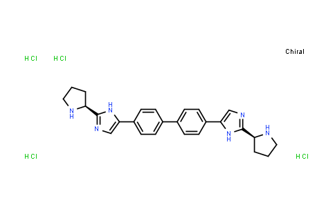 1H-IMidazole, 5,5'-[1,1'-biphenyl]-4,4'-diylbis[2-(2S)-2-pyrrolidinyl-, hydrochloride (1:4)