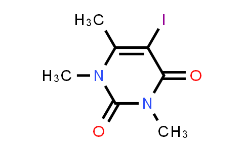 1,2,3,4-tetrahydro-5-iodo-1,3,6-trimethyl-2,4-dioxopyrimidine