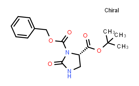 (5S)-2-Oxo-1,5-imidazolidinedicarboxylic acid 5-(1,1-dimethylethyl) 1-(phenylmethyl) ester