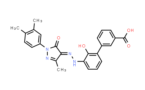 3'-[[1-(3,4-DiMethylphenyl)-1,5-dihydro-3-Methyl-5-oxo-4H-pyrazol-4-ylidene]hydrazino]-2'-hydroxy-[1,1'-biphenyl]-3-carboxylic acid