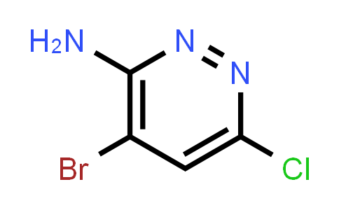 3-Amino-4-bromo-6-chloropyridazine