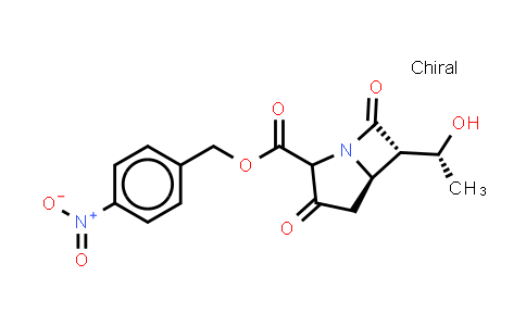 P-Nitrobenzyl-6-(1-hydroxyethyl)-1-azabicyclo(3.2.0)heptane-3,7-dione-2-carboxylate