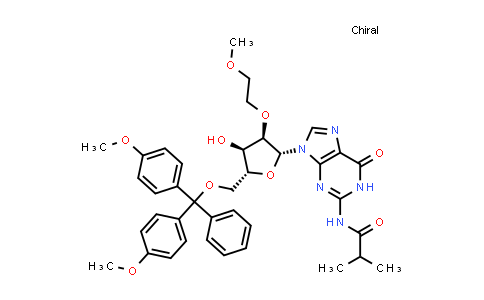 5'-O-[Bis(4-methoxyphenyl)phenylmethyl]-2'-O-(2-methoxyethyl)-N-(2-methyl-1-oxopropyl)guanosine