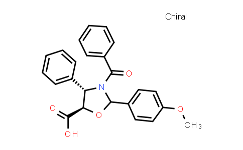 (4S,5R)-3-Benzoyl-2-(4-methoxyphenyl)-4-phenyl-5-oxazolidinecarboxylic acid