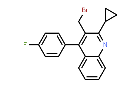 3-(Bromomethyl)-2-cyclopropyl-4-(4'-fluorophenyl)quinoline