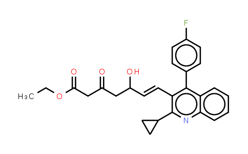 (E)-7-[2-环丙基-4-(4-氟苯基)-3-喹啉基]-5-羟基-3-氧代-6-庚烯酸乙酯