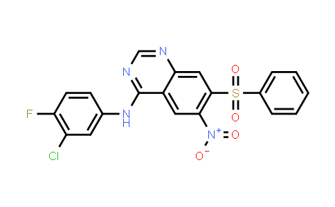 N-(3-Chloro-4-fluorophenyl)-6-nitro-7-(phenylsulfonyl)-4-quinazolinaMine