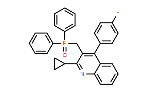 2-Cyclopropyl-3-[(diphenylphosphinyl)methyl]-4-(4-fluorophenyl)quinoline