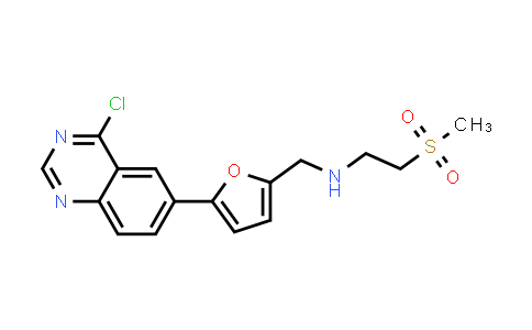 N-((5-(4-chloroquinazolin-6-yl)furan-2-yl)Methyl)-2-(Methylsulfonyl)ethanaMine