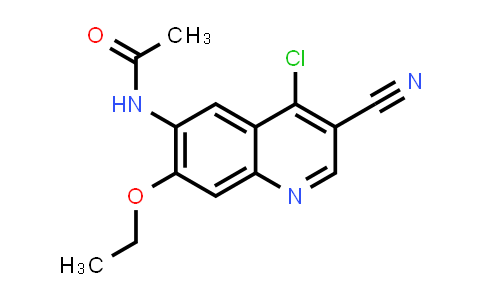 N-(4-Chloro-3-cyano-7-ethoxy-6-quinolinyl) acetamide