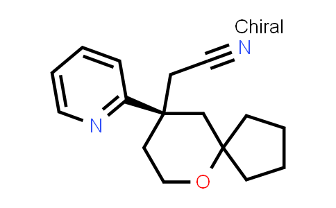 2-[(9R)-9-(pyridin-2-yl)-6-oxaspiro[4.5]decan-9-yl]acetonitrile