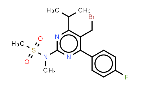 5-(溴甲基)-4-(4-氟苯基)-6-异丙基-2-[甲基(甲磺酰)氨基]嘧啶