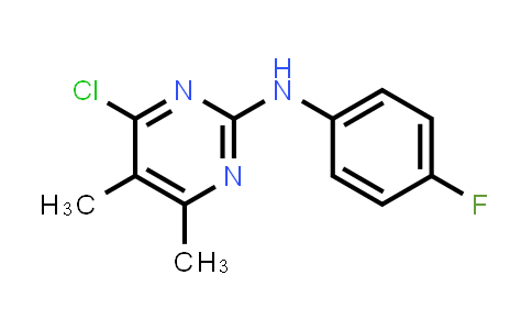 4-Chloro-2-(4-fluorophenylamino)-5,6-dimethylpyrimidine