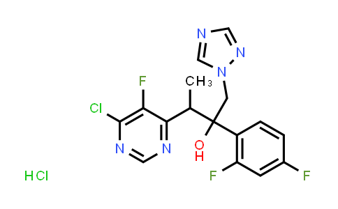 3-(6-Chloro-5-fluoropyrimidin-4-yl)-2-(2,4-difluorophenyl)-1-(1H-1,2,4-triazol-1-yl)butan-2-ol hydrochloride