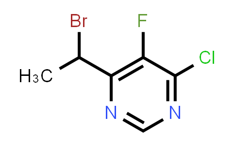 6-(1-Bromoethyl)-4-chloro-5-fluoropyrimidine