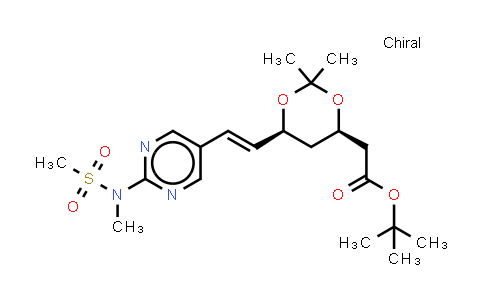 6-[(1E)-2-[4-(4-Fluorophenyl)-6-(1-methylethyl)-2-[methyl(methylsulfonyl)amino]-5-pyrimidinyl]ethenyl]-2,2-dimethyl-1,3-dioxane-4-acetic acid 1,1-dime