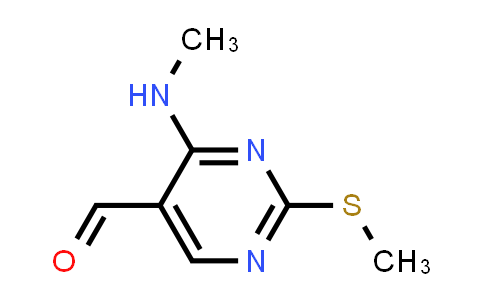 4-Methylamino-2-Methylsulfanyl-Pyrimidine-5-Carbaldehyde