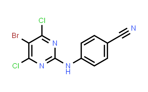 BENZONITRILE, 4-[(5-BROMO-4,6-DICHLORO-2-PYRIMIDINYL)AMINO]-