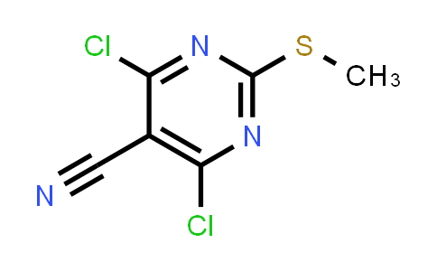 4,6-Dichloro-2-(methylthio)pyrimidine-5-carbonitrile