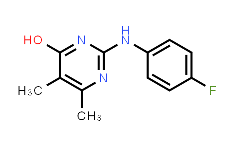 4-Hydroxy-2-(4-fluoroanilino)-5,6-dimethylpyrimidine